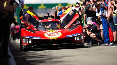 Fia Le Mans 24 Hours 2023 Ferrari 499p Lmh Takes Victory Evo