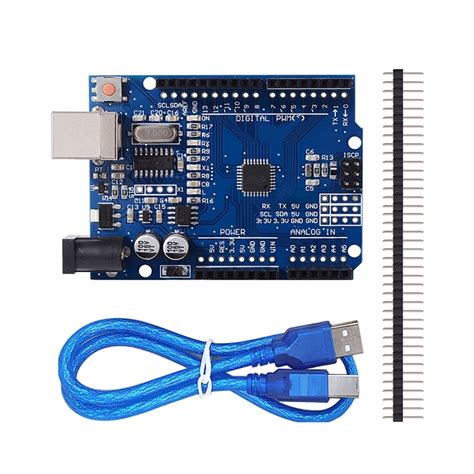 Placa Compatível Com Arduino Uno Atmega328 Smd Cabo Usb Desconto No