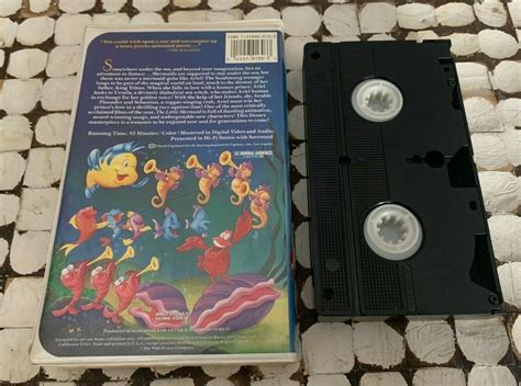 Mavin The Little Mermaid Vhs Clamshell Walt Disney Classic Banned Cover Penis Castle