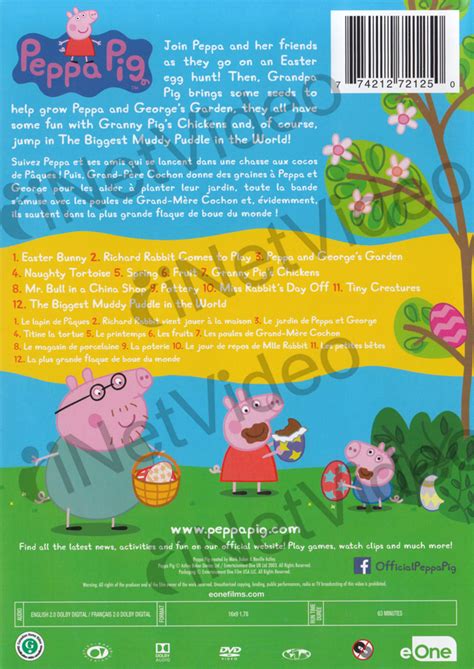 PEPPA PIG THE EASTER BUNNY BILINGUAL DVD 774212721250 EBay