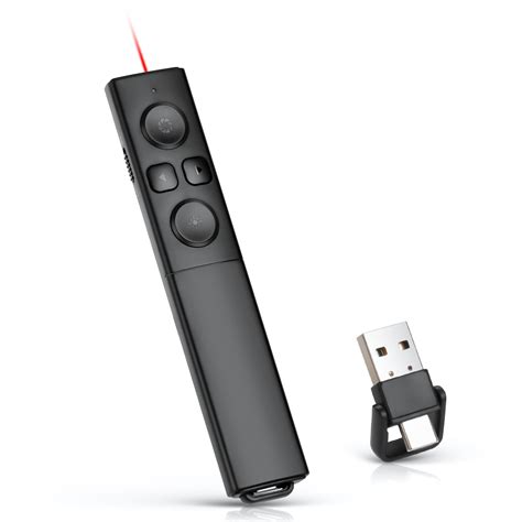 Vicloon Presentation Clicker For Powerpoint Red Laser Pointer ...
