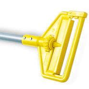 Invader Side Gate Wet Mop Handle Large Yellow Plastic Head Fiberglass