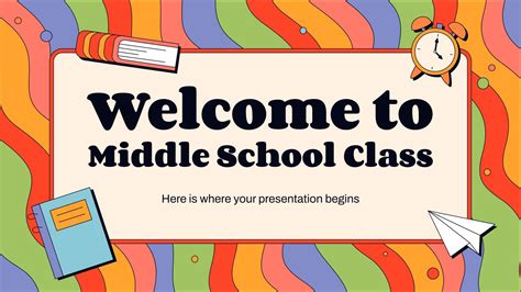 Welcome to Middle School Class | Google Slides & PPT