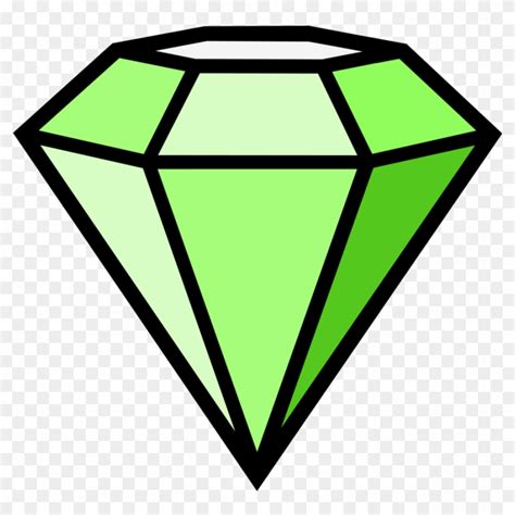 Green Diamond By Danakatherinescully Green Diamond - Green Diamond Clipart - Free Transparent ...