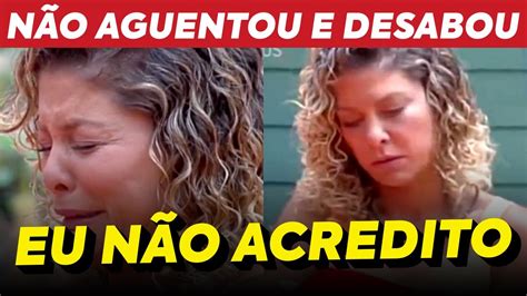 Barbara Borges CAI NO CHORO E Desabafa Ao Ler Carta Noticia YouTube