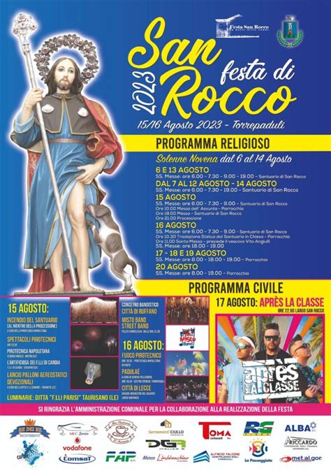 San Rocco Festival 2024 Dates Pris Ulrike