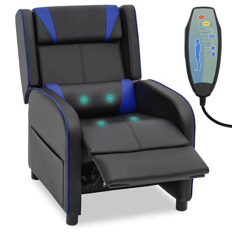 Monibloom Massage Gaming Recliner Chair With Remote Video Game