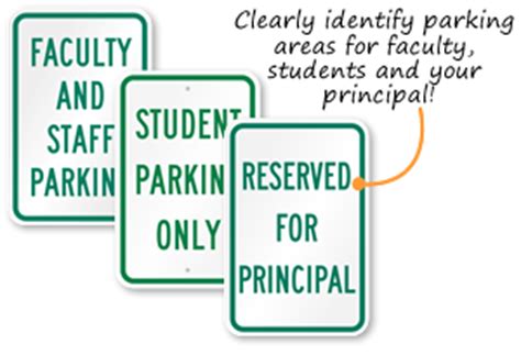 School Parking Signs - School Zone Speed Limit Signs