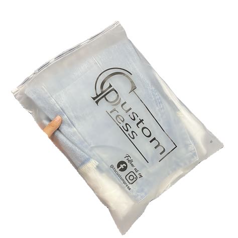 Frosted Recycling Custom Packaging Logo Biodegradable Matte Plastic Bag