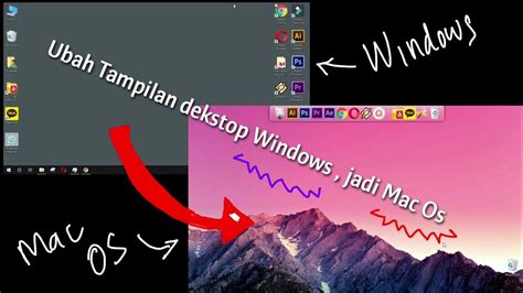 Gampang Ubah Tampilan Desktop Windows Jadi Seperti Macbook