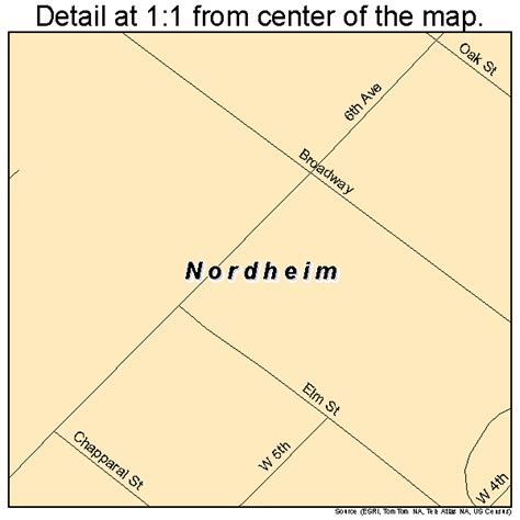 Nordheim Texas Street Map 4851792