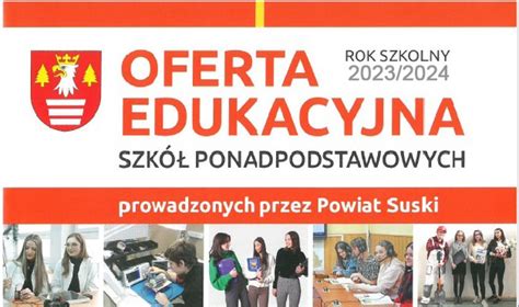 Oferta Edukacyjna Na Szk Ponadpodstawowych Prowadzonych Przez Powiat