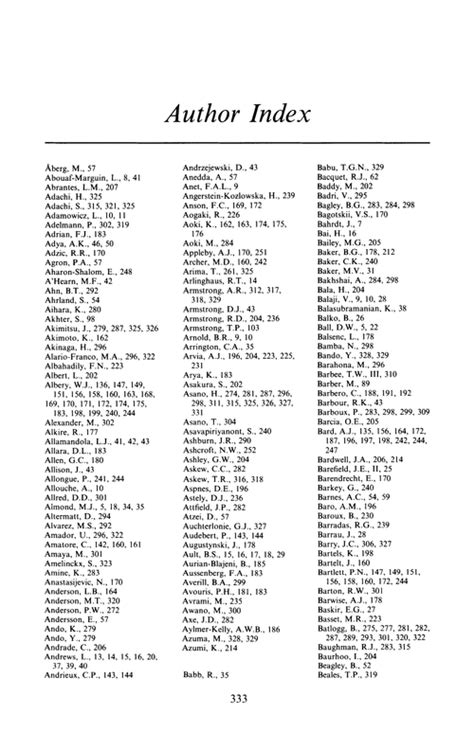 Author Index Annual Reports Section C Physical Chemistry Rsc