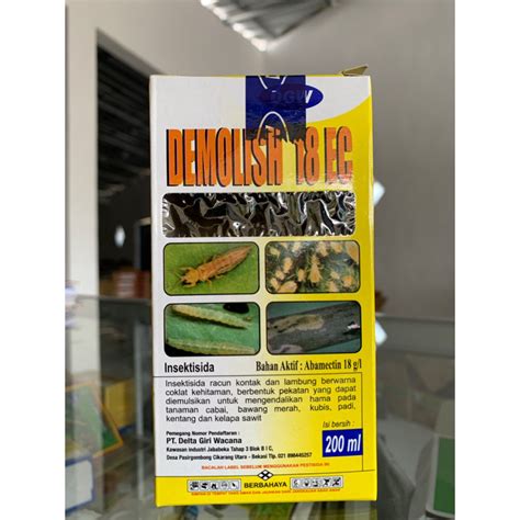 Jual Insektisida DEMOLISH 18 EC Besar 200 ML Bonus Kaos Shopee