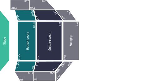 Warwick Arts Centre Seating Map