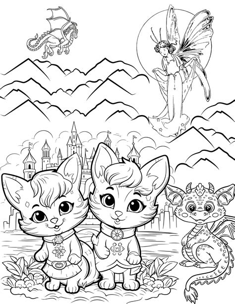 Whimsical World Big Book Coloring Book 100 Illust 1