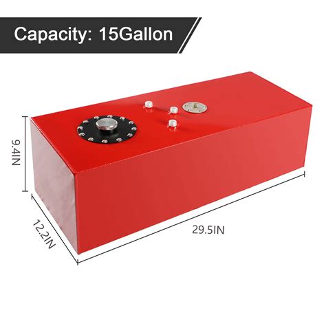 Snapklik Gstp Universal Gallon L Fuel Cell Tank Aluminum