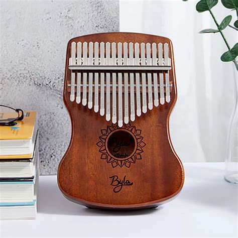 Kalimba Schl Ssel Daumen Klavier Massivholz Mahagoni Mbira Musical