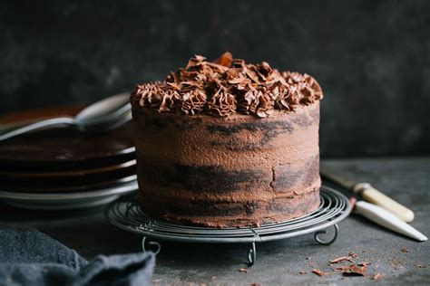 Naked Dark Chocolate Cake With Cream Cheese Jernej Kitchen