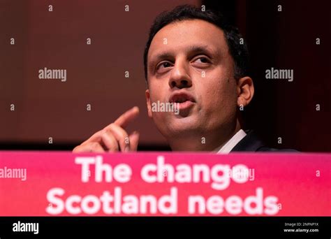 Scottish Labour Leader Anas Sarwar Speaking On The First Day Of The