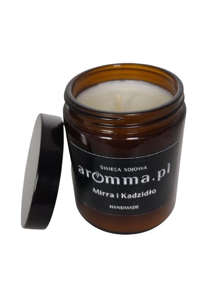 Mirra i Kadzidło 180 ml BIBLIJNY ZAPACH Aromma pl Świece zapachowe