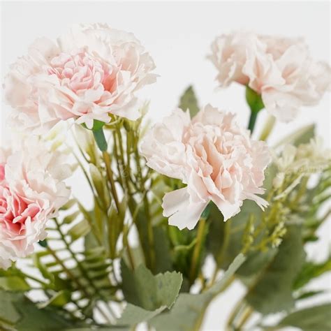 Artificial Carnation Bush X5 Flower Wedding Decoration Bunga Hiasan ...