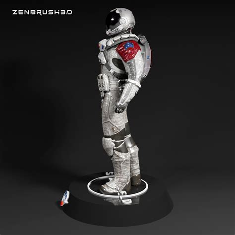 D File Starfield Constellation Spacesuit And Spaceship Frontier D