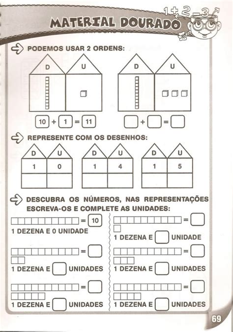 Jogo Dezena E Unidade Para Imprimir - Atividades de Matemática dezena e unidade para imprimir - 1º ano