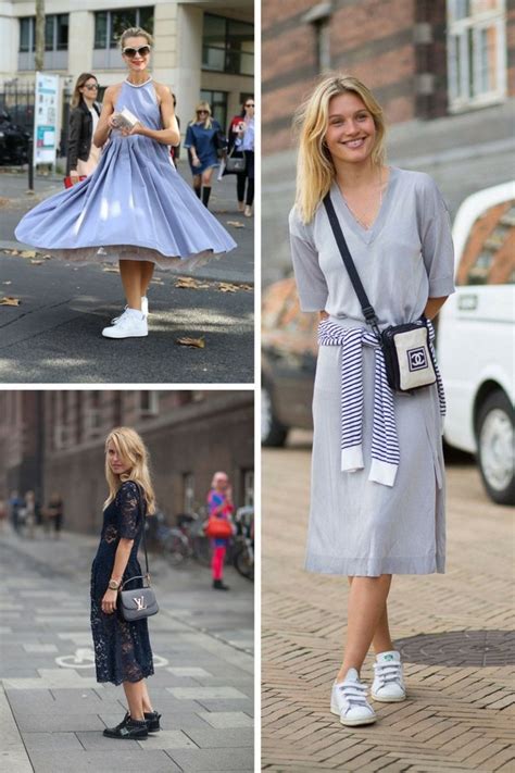 Complete Guide How To Wear Dresses With Sneakers 2023