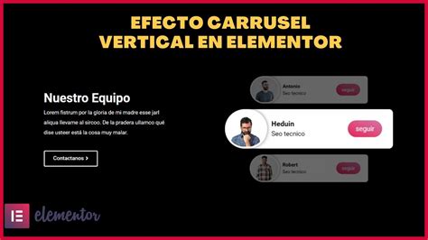 Efecto Carrusel De Imagenes En Elementor Con Css Personalizado