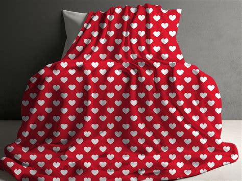 Valentines Day Throw Blanket Cute Heart Blanket Valentines Day