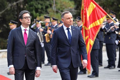 Prezydent Duda z wizytą w Macedonii Północnej Mamy nadzieję że