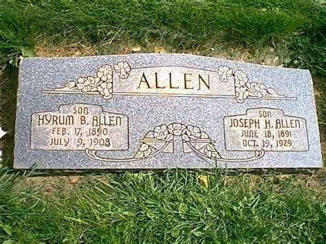 Joseph Henry Allen 1891 1929 Homenaje De Find A Grave