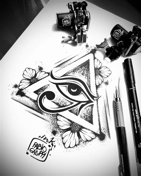 Egyptian Eye Tattoos For Men