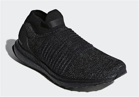 Adidas Ultra Boost Laceless Triple Black Drops Next Month Nice Kicks