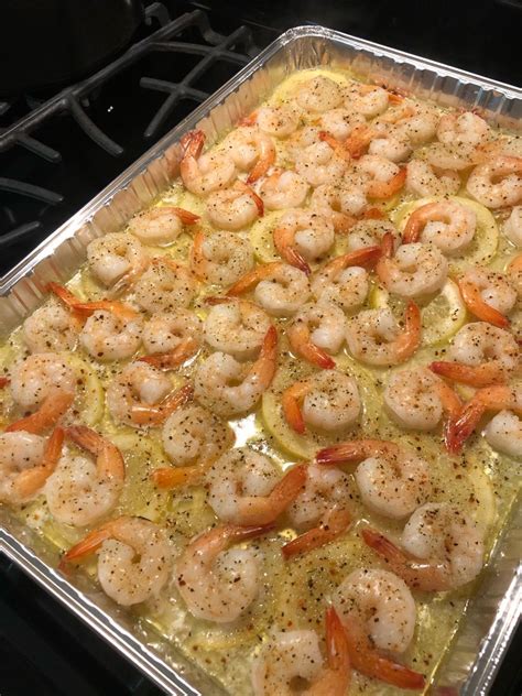 4 Ingredient Sheet Pan Lemon Butter Shrimp • Delish Club