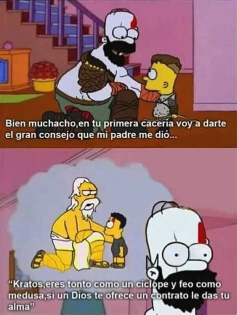 Meme De Kratos Simpsonizado Meme Subido Por Guswitie Memedroid 40548