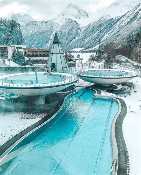 AQUA DOME IN TIROL, AUSTRIA, THERMAL SPA - Ocean Blue WORLD