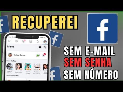 Como recuperar conta do facebook em 2023 SEM SENHA E MAIL OU NÚMERO