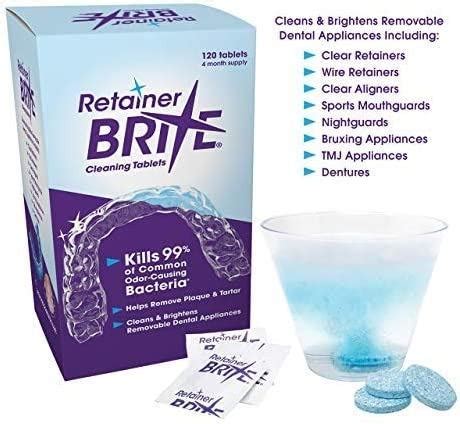 Retainer Brite Cleaning Tablets For Retainers And Dental Appliances