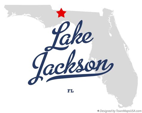 Map of Lake Jackson, FL, Florida