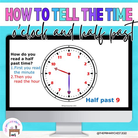 Telling The Time O Clock And Half Past Teaching Resources