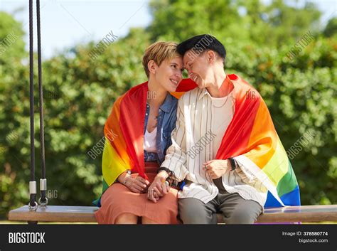 Two Lesbians Sitting Image And Photo Free Trial Bigstock