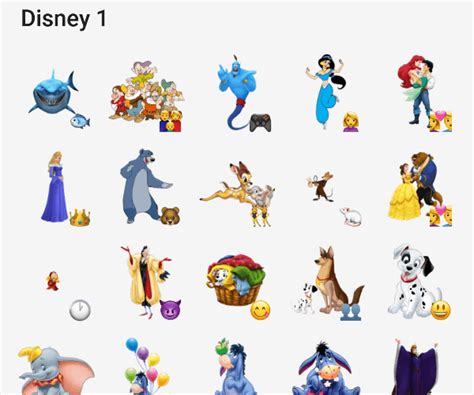 Disney Sticker Pack Telegram Stickers Library