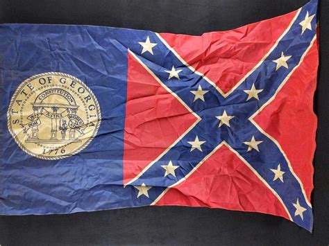 Georgia State 1956 Confederate Nylon Flag (#1083) on Oct 28, 2021 ...