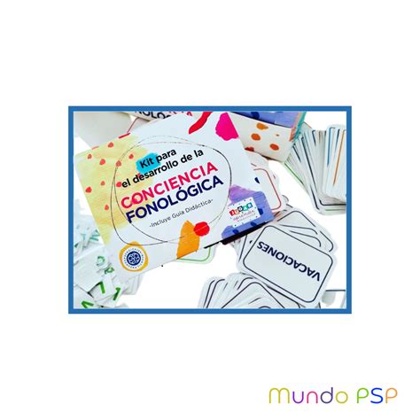 Kit Para El Desarrollo De La Conciencia Fonológica Mundo Pspicopé