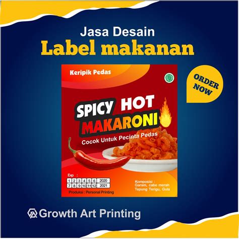 Desain Label Makaroni 58 Koleksi Gambar