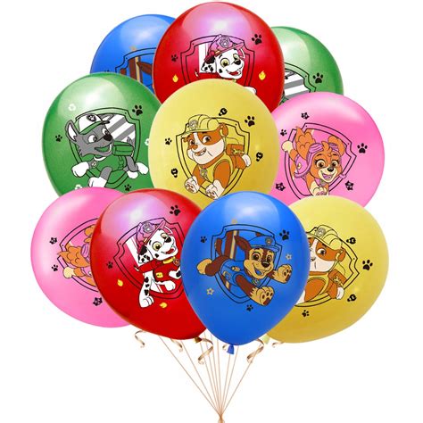 Balony Lateksowe Psi Paw Patrol Ryder Rubble Skye Marshall Zestaw