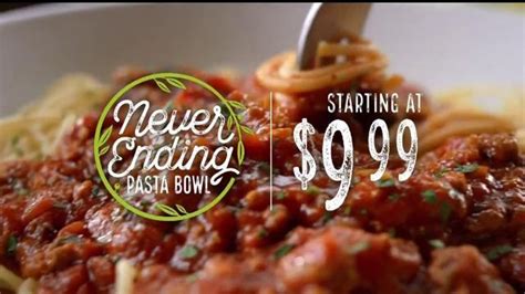 Olive Garden Never Ending Pasta Bowl TV Spot It S Back ISpot Tv