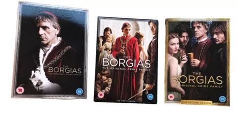 Dvd Box Set The Borgias Jeremy Irons Complete Tv Seasons And